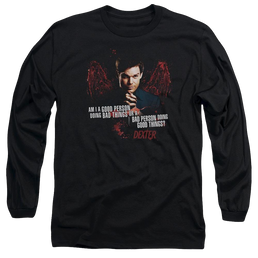 Dexter Good Bad - Men's Long Sleeve T-Shirt Men's Long Sleeve T-Shirt Dexter   