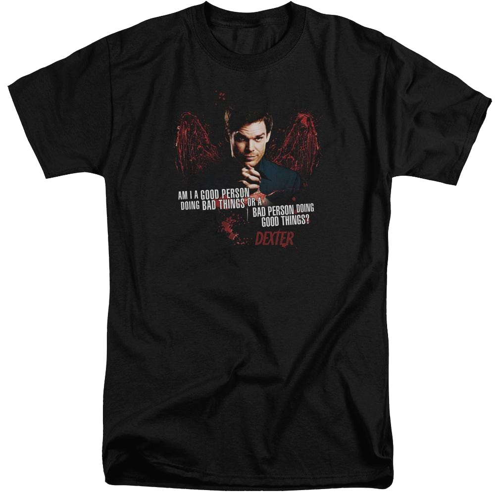 Dexter Good Bad - Men's Tall Fit T-Shirt Men's Tall Fit T-Shirt Dexter   