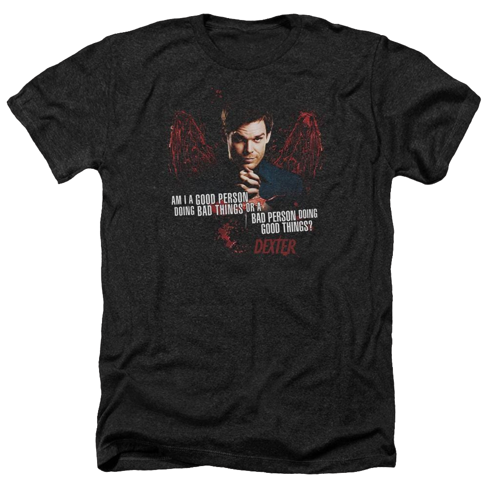 Dexter Good Bad - Men's Heather T-Shirt Men's Heather T-Shirt Dexter   