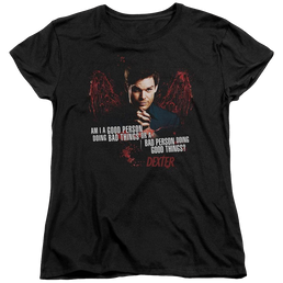 Dexter Good Bad - Women's T-Shirt Women's T-Shirt Dexter   