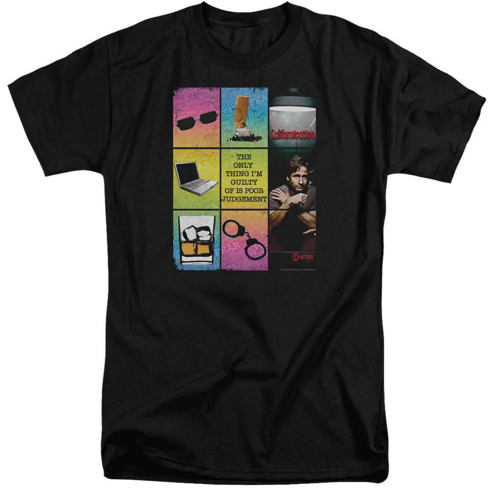 Californication Poor Judgement - Men's Tall Fit T-Shirt Men's Tall Fit T-Shirt Californication   