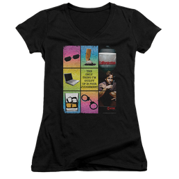 Californication Poor Judgement - Juniors V-Neck T-Shirt Juniors V-Neck T-Shirt Californication   