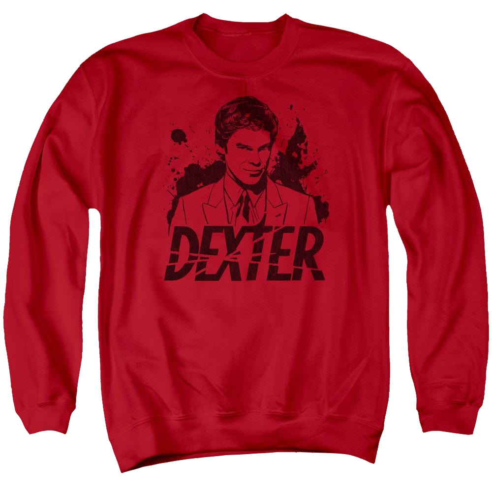 Dexter Splatter Dex - Men's Crewneck Sweatshirt Men's Crewneck Sweatshirt Dexter   
