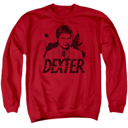 Dexter Splatter Dex - Men's Crewneck Sweatshirt Men's Crewneck Sweatshirt Dexter   