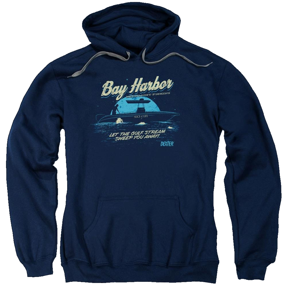 Dexter Moonlight Fishing - Pullover Hoodie Pullover Hoodie Dexter   