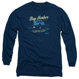 Dexter Moonlight Fishing - Men's Long Sleeve T-Shirt Men's Long Sleeve T-Shirt Dexter   