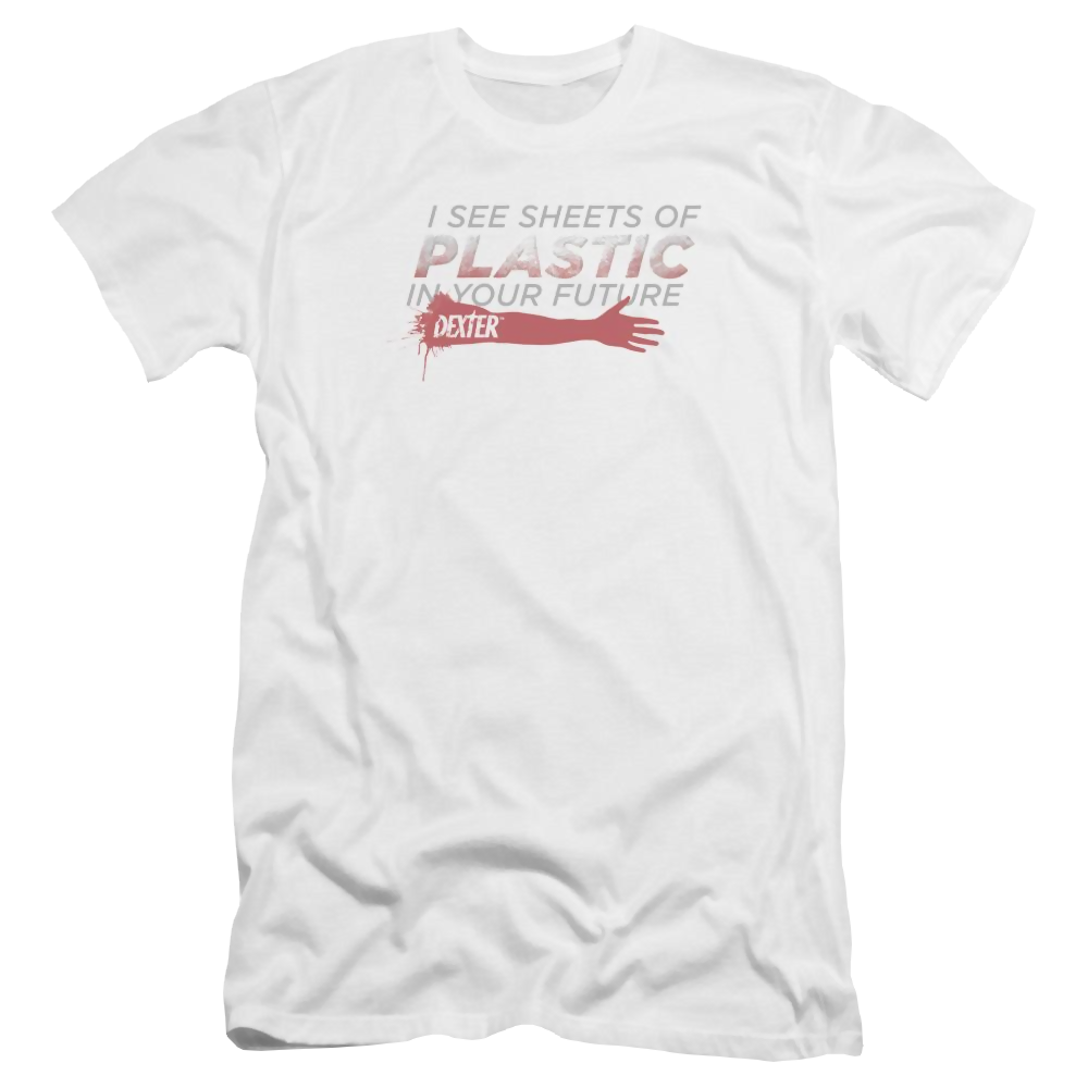 Dexter Plastic Prediction - Men's Premium Slim Fit T-Shirt Men's Premium Slim Fit T-Shirt Dexter   