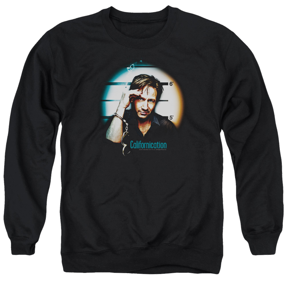 Californication In Handcuffs - Men's Crewneck Sweatshirt Men's Crewneck Sweatshirt Californication   