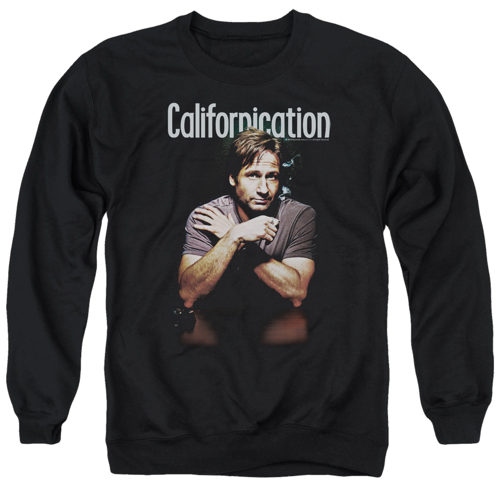 Californication Smoking - Men's Crewneck Sweatshirt Men's Crewneck Sweatshirt Californication   