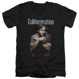 Californication Smoking - Men's V-Neck T-Shirt Men's V-Neck T-Shirt Californication   