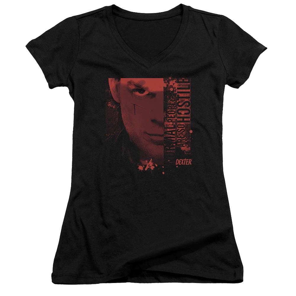 Dexter Normal - Juniors V-Neck T-Shirt Juniors V-Neck T-Shirt Dexter   