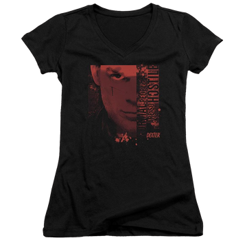 Dexter Normal - Juniors V-Neck T-Shirt Juniors V-Neck T-Shirt Dexter   
