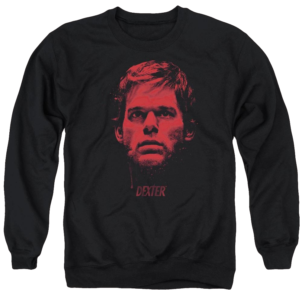 Dexter Bloody Face - Men's Crewneck Sweatshirt Men's Crewneck Sweatshirt Dexter   