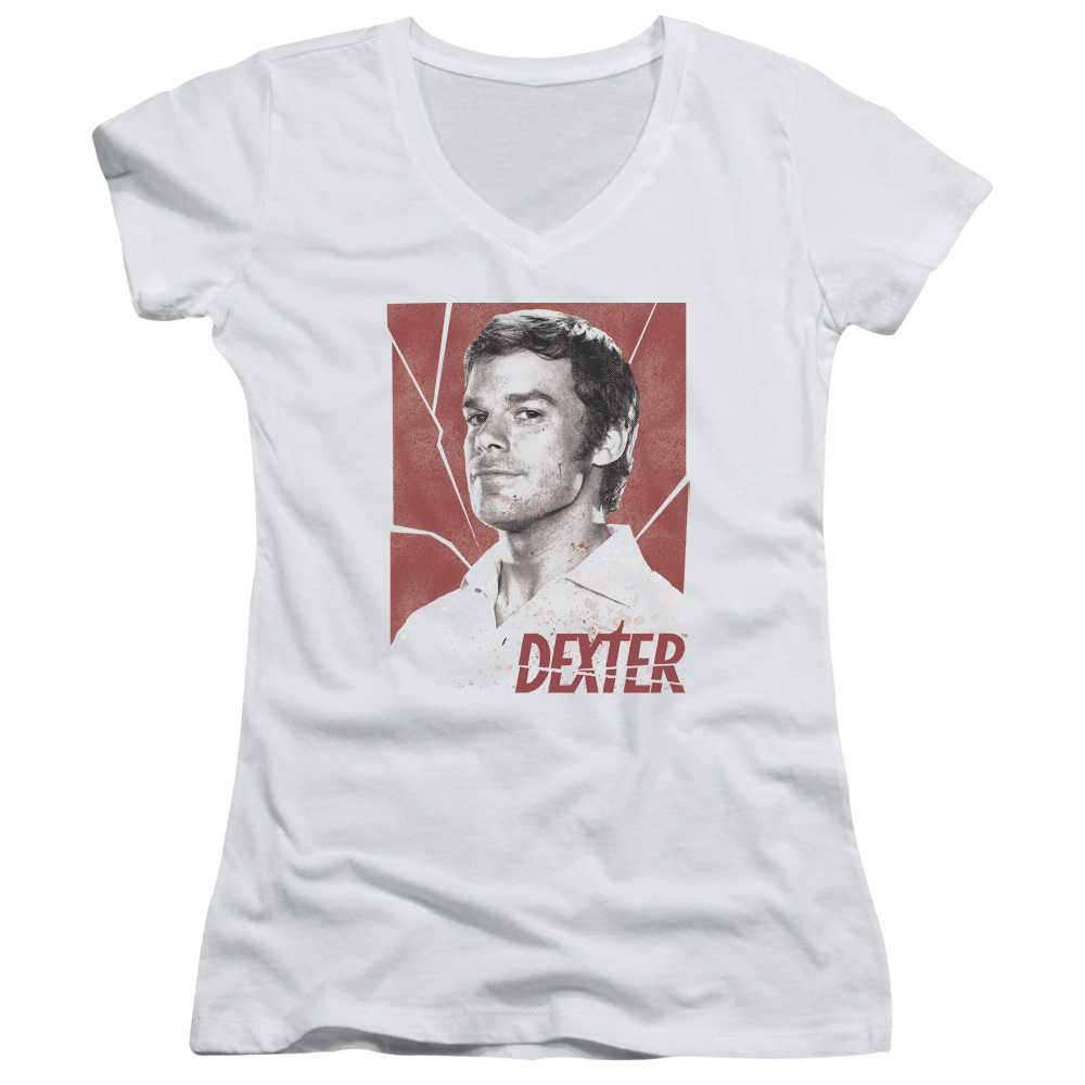 Dexter Poster - Juniors V-Neck T-Shirt Juniors V-Neck T-Shirt Dexter   