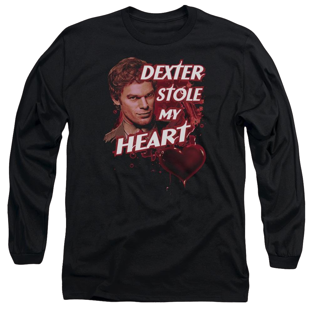 Dexter Bloody Heart - Men's Long Sleeve T-Shirt Men's Long Sleeve T-Shirt Dexter   