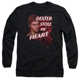 Dexter Bloody Heart - Men's Long Sleeve T-Shirt Men's Long Sleeve T-Shirt Dexter   