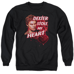 Dexter Bloody Heart - Men's Crewneck Sweatshirt Men's Crewneck Sweatshirt Dexter   