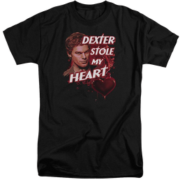 Dexter Bloody Heart - Men's Tall Fit T-Shirt Men's Tall Fit T-Shirt Dexter   