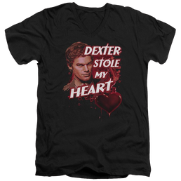 Dexter Bloody Heart - Men's V-Neck T-Shirt Men's V-Neck T-Shirt Dexter   