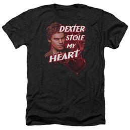 Dexter Bloody Heart - Men's Heather T-Shirt Men's Heather T-Shirt Dexter   