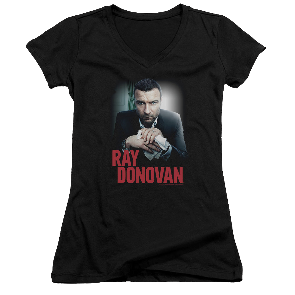 Ray Donovan Clean Hands - Juniors V-Neck T-Shirt Juniors V-Neck T-Shirt Ray Donovan   