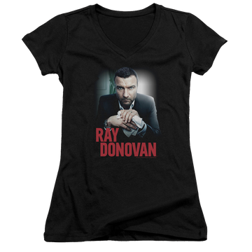 Ray Donovan Clean Hands - Juniors V-Neck T-Shirt Juniors V-Neck T-Shirt Ray Donovan   
