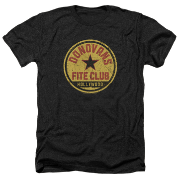Charcoal men's heather t-shirt with Ray Donovan Fite Club graphic