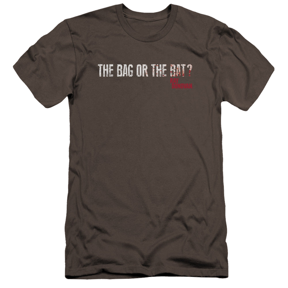 Ray Donovan Bag Or Bat - Men's Premium Slim Fit T-Shirt Men's Premium Slim Fit T-Shirt Ray Donovan   