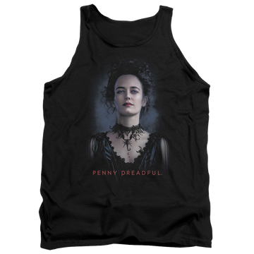 Black men's tank with Penny Dreadful Vanessa graphic