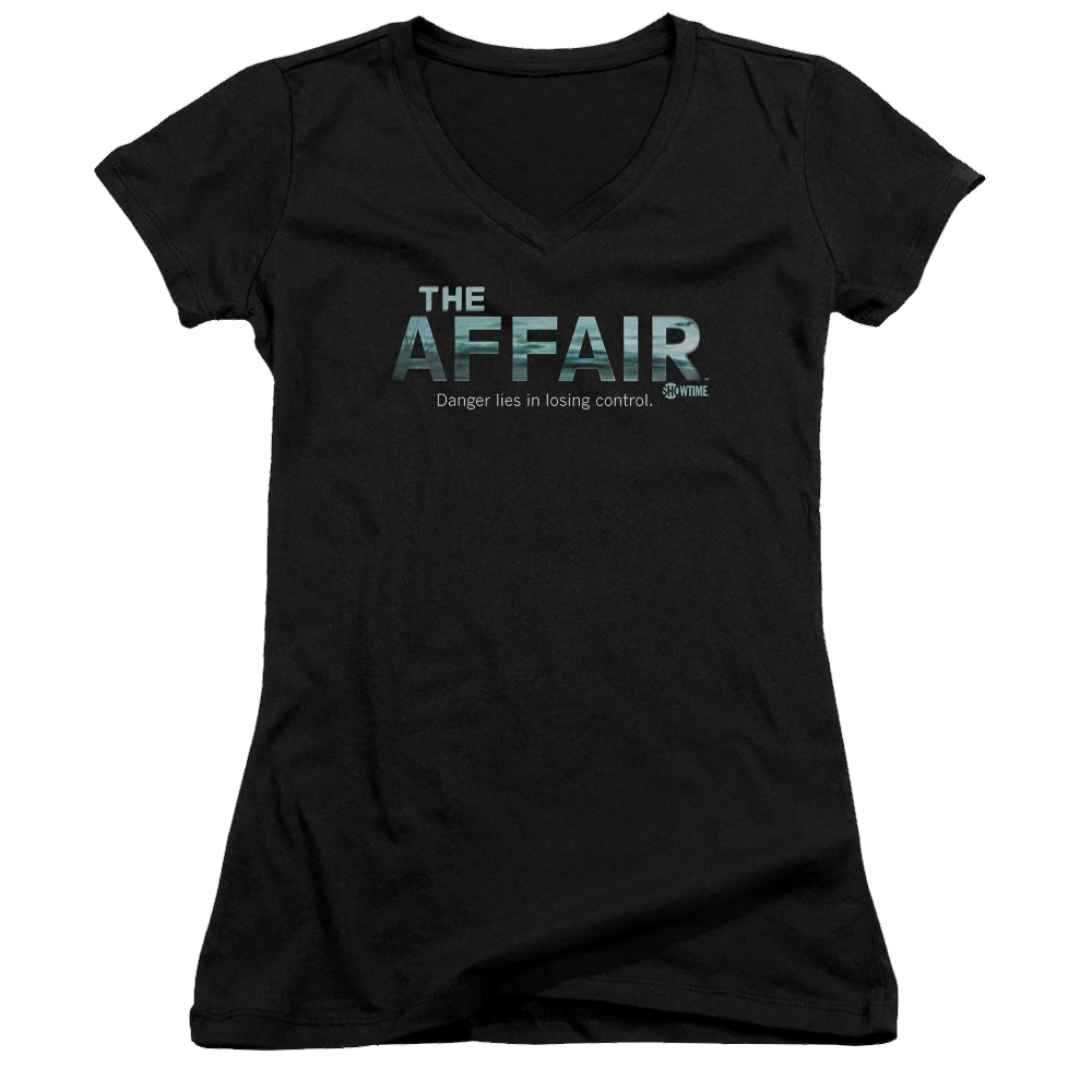 Affair Ocean Logo - Juniors V-Neck T-Shirt Juniors V-Neck T-Shirt Affair   