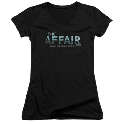 Affair Ocean Logo - Juniors V-Neck T-Shirt Juniors V-Neck T-Shirt Affair   