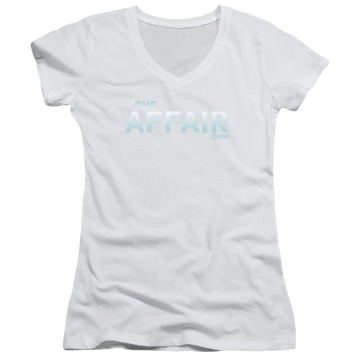 Affair Logo - Juniors V-Neck T-Shirt Affair