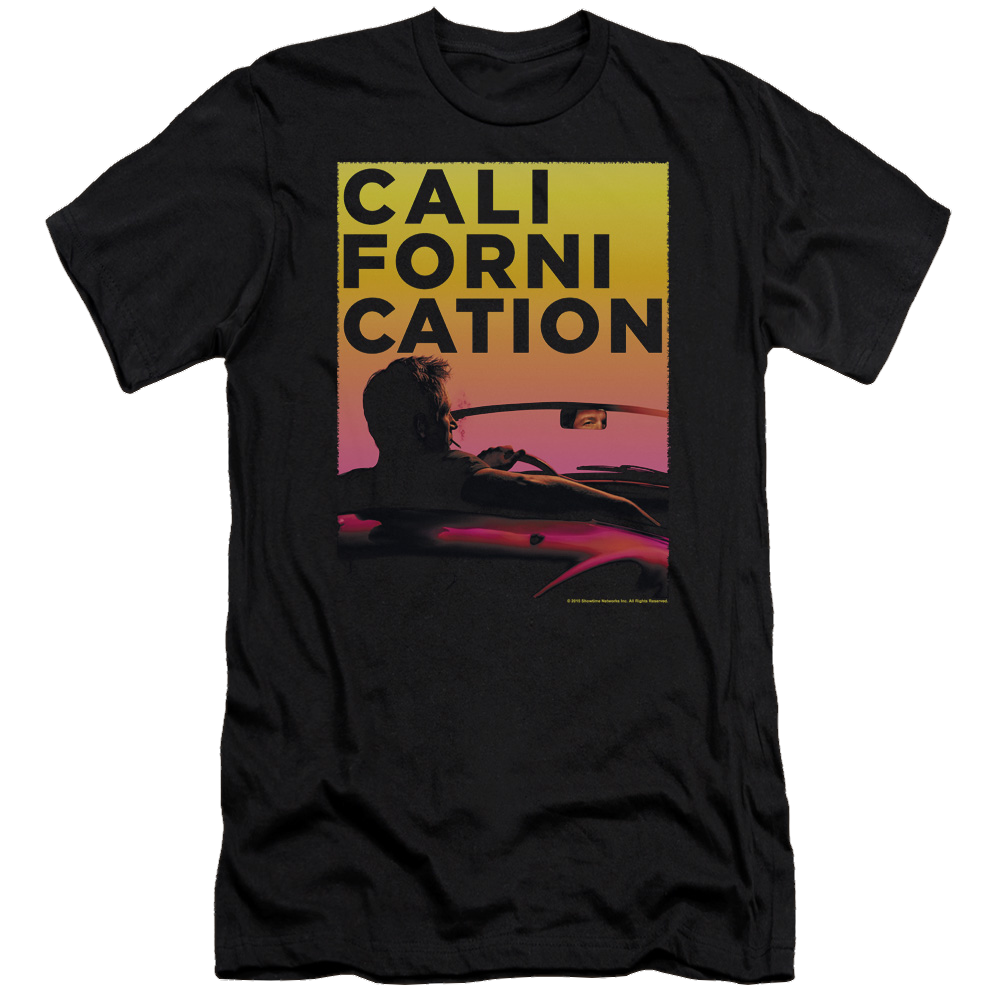 Californication Sunset Ride - Men's Premium Slim Fit T-Shirt Men's Premium Slim Fit T-Shirt Californication   