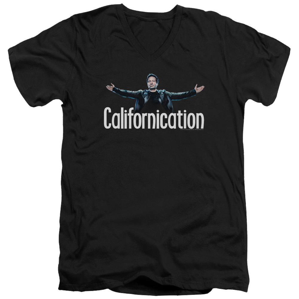 Californication Outstretched - Men's V-Neck T-Shirt Men's V-Neck T-Shirt Californication   