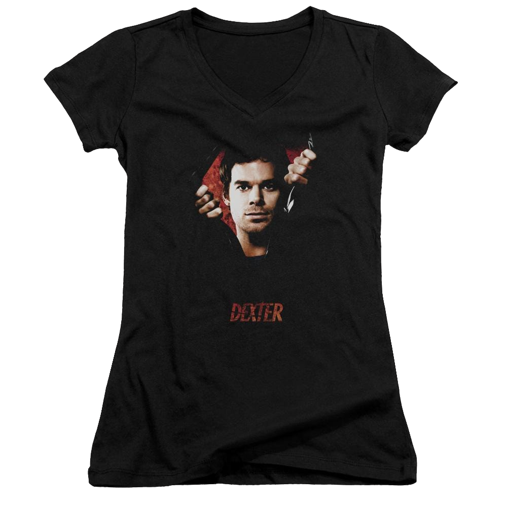 Dexter Body Bad - Juniors V-Neck T-Shirt Juniors V-Neck T-Shirt Dexter   