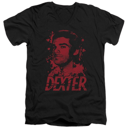 Dexter Born In Blood - Men's V-Neck T-Shirt Men's V-Neck T-Shirt Dexter   