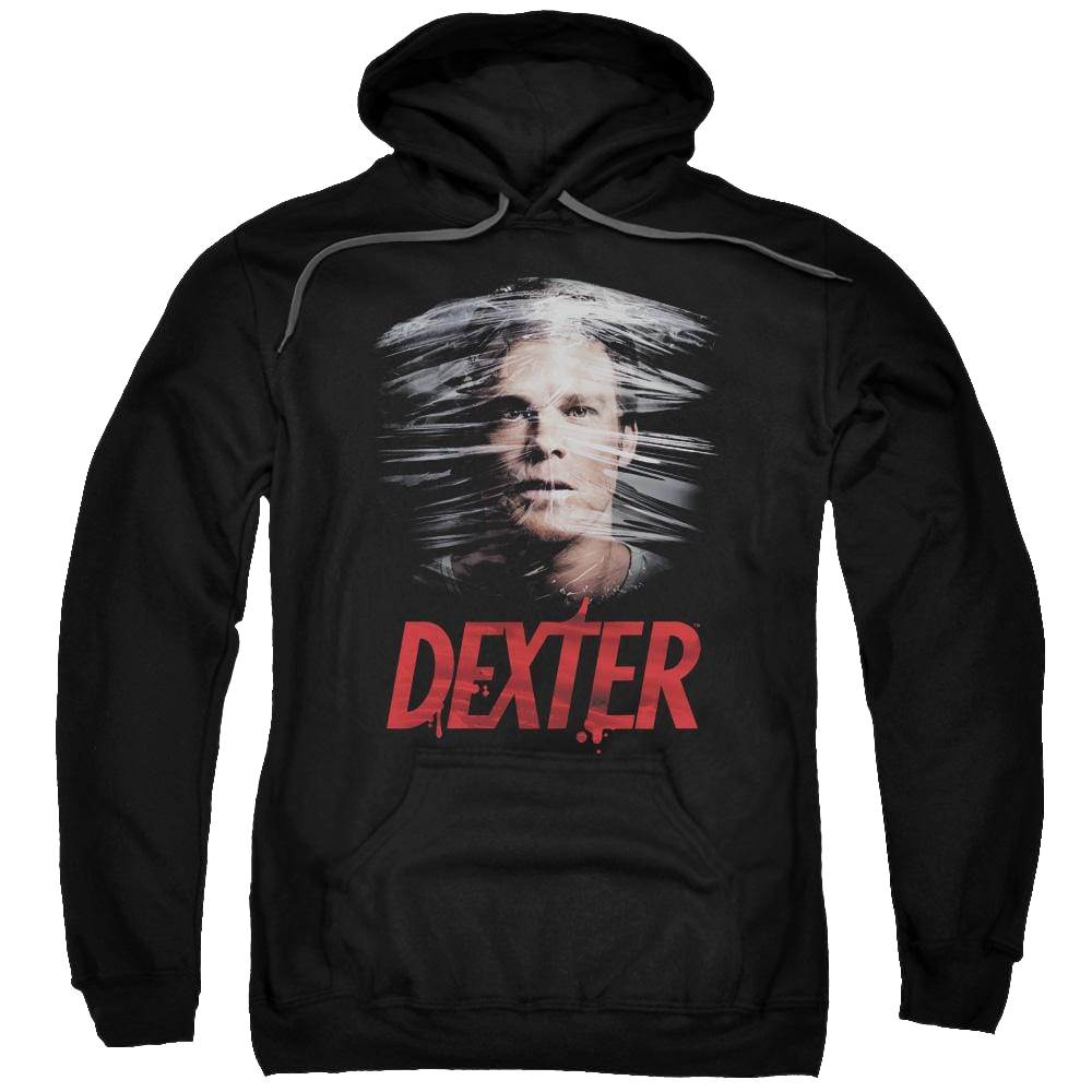 Dexter Plastic Wrap - Pullover Hoodie Pullover Hoodie Dexter   