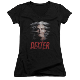 Dexter Plastic Wrap - Juniors V-Neck T-Shirt Juniors V-Neck T-Shirt Dexter   