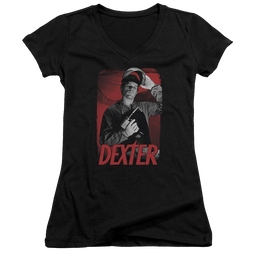 Dexter See Saw - Juniors V-Neck T-Shirt Juniors V-Neck T-Shirt Dexter   
