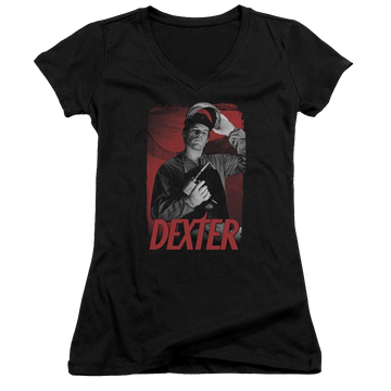 Dexter See Saw - Juniors V-Neck T-Shirt Juniors V-Neck T-Shirt Dexter   