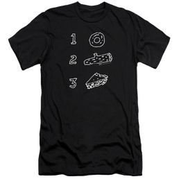 Twin Peaks Pie Log Donut Men's Premium Slim Fit T-Shirt Men's Premium Slim Fit T-Shirt Twin Peaks   