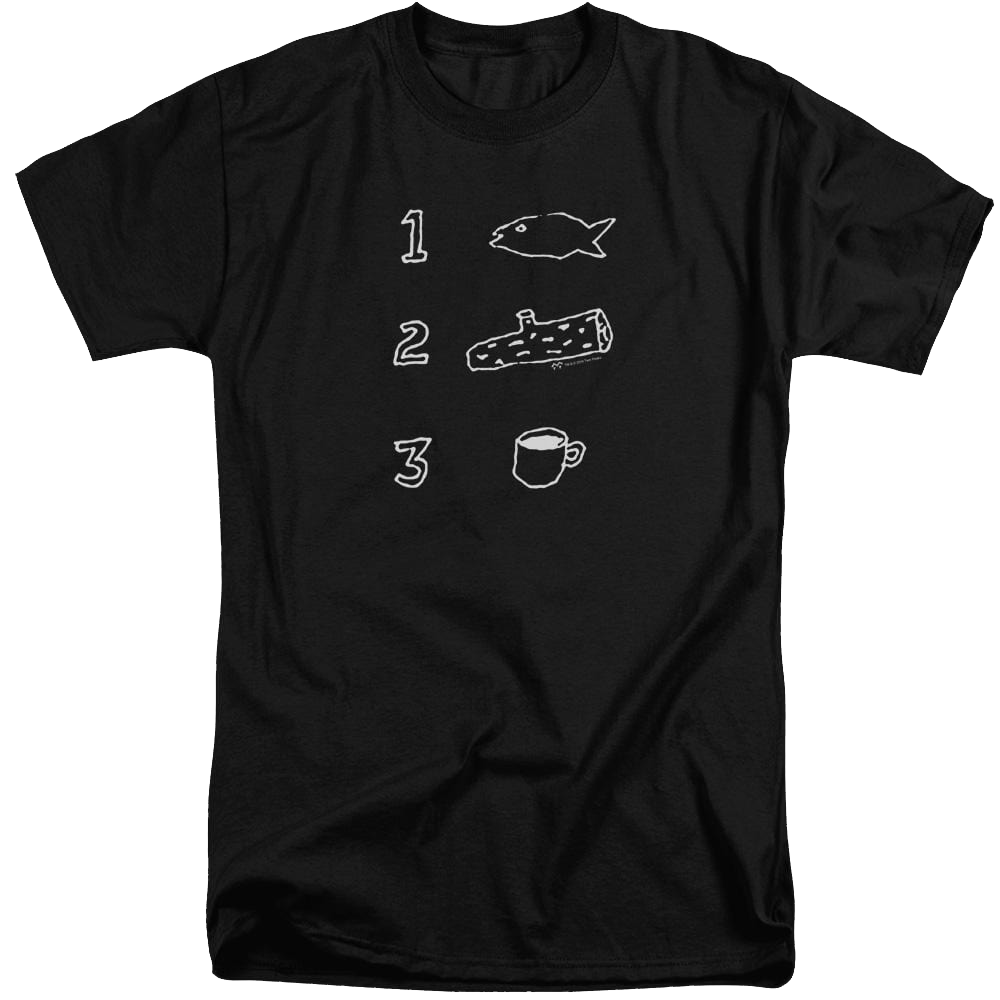 Twin Peaks Coffee Log Fish Men's Tall Fit T-Shirt Men's Tall Fit T-Shirt Twin Peaks   