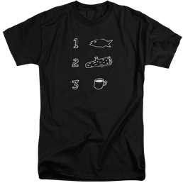 Twin Peaks Coffee Log Fish Men's Tall Fit T-Shirt Men's Tall Fit T-Shirt Twin Peaks   