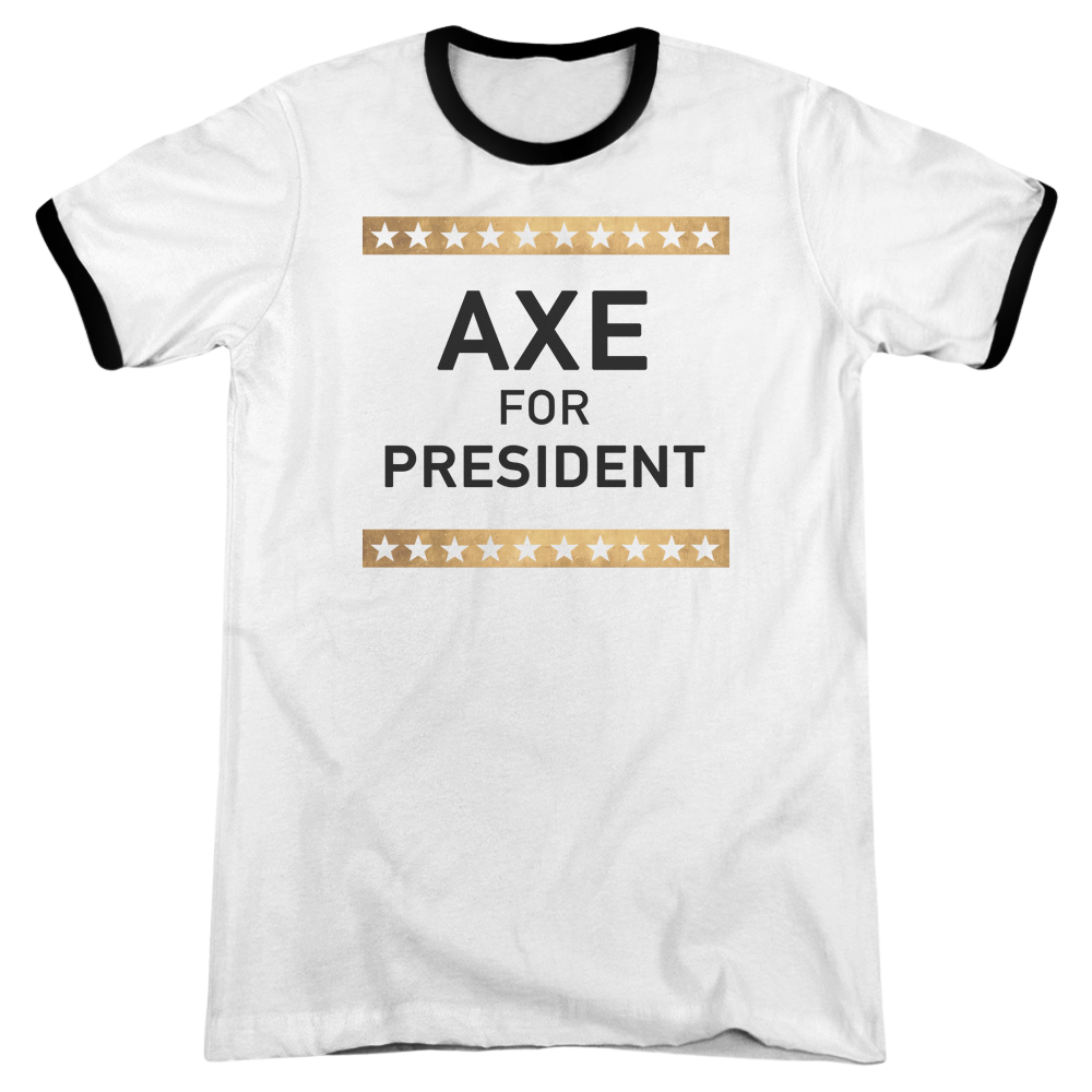 Billions Axe For President - Men's Ringer T-Shirt Men's Ringer T-Shirt Billions   