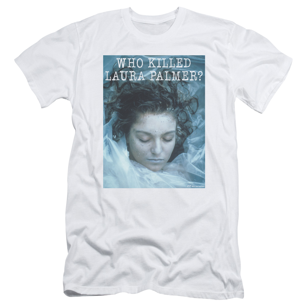 Twin Peaks Who Killed Laura Men's Slim Fit T-Shirt Men's Slim Fit T-Shirt Twin Peaks   