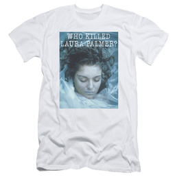 Twin Peaks Who Killed Laura Men's Slim Fit T-Shirt Men's Slim Fit T-Shirt Twin Peaks   