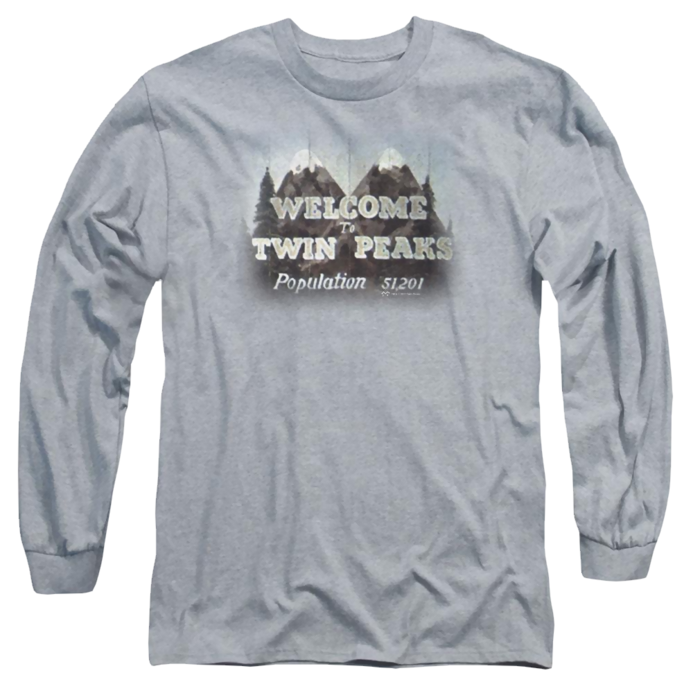 Twin Peaks Welcome To Men's Long Sleeve T-Shirt Men's Long Sleeve T-Shirt Twin Peaks   