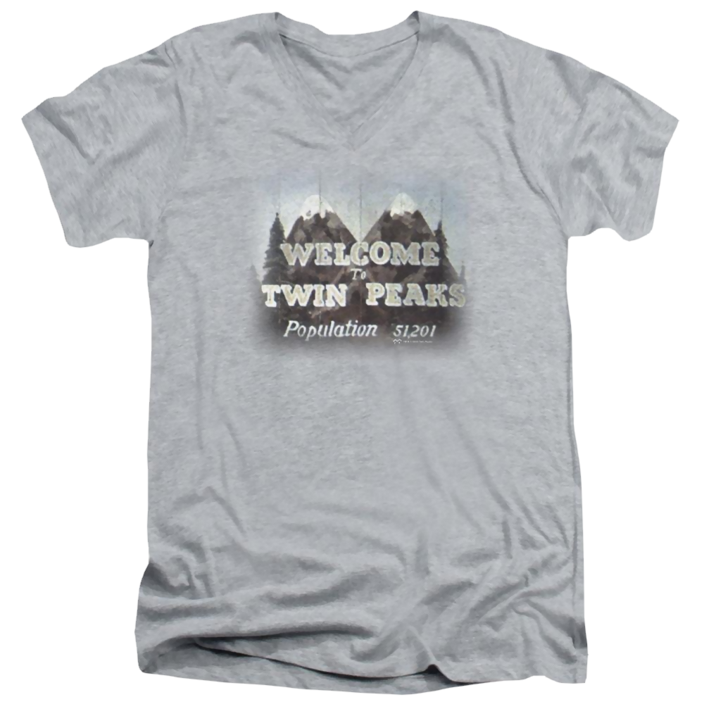 Twin Peaks Welcome To Men's V-Neck T-Shirt Men's V-Neck T-Shirt Twin Peaks   