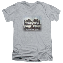 Twin Peaks Welcome To Men's V-Neck T-Shirt Men's V-Neck T-Shirt Twin Peaks   