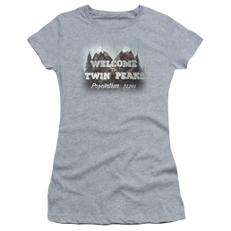 Twin Peaks Welcome To Juniors T-Shirt Juniors T-Shirt Twin Peaks   